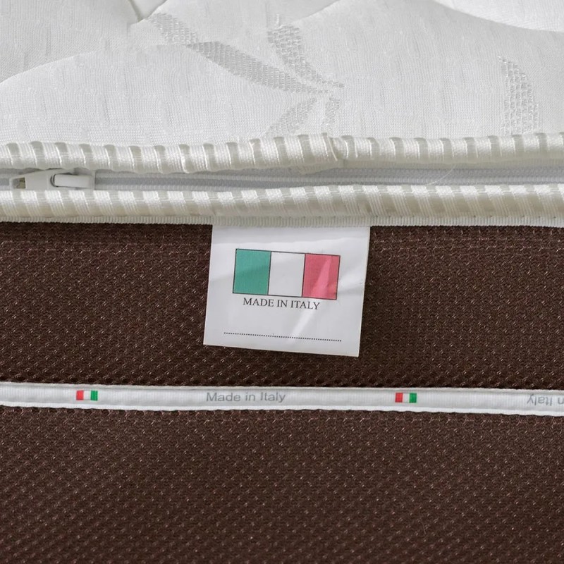 Materasso a molle e memory STRONG dettaglio etichetta