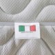 Kit Portogallo: Materasso in memory dettaglio fascia, zip ed etichetta made in Italy