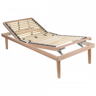 Rete letto in legno reclinabile singola