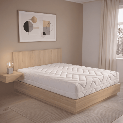 Materasso aloe vera con Memory foam COPENAGHEN sfoderabile e traspirante