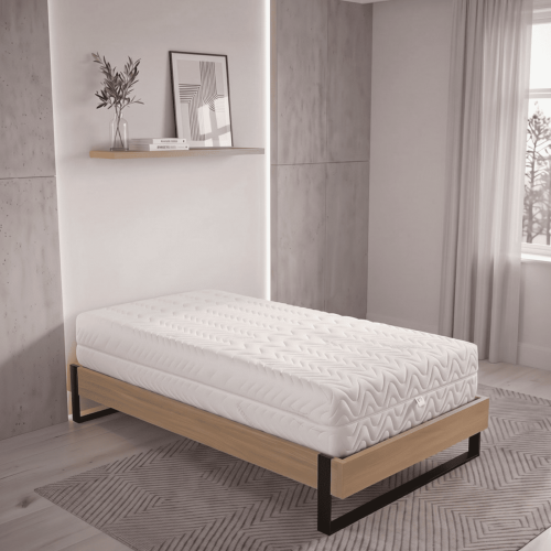 Materasso poliuretano e memory PORTOGALLO con fodera silver fresh 2