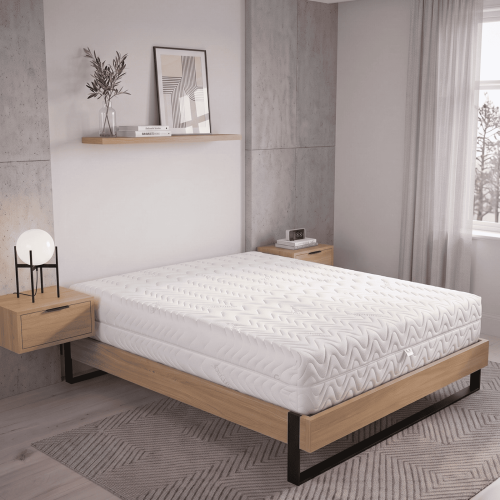 Materasso poliuretano e memory PORTOGALLO con fodera silver fresh