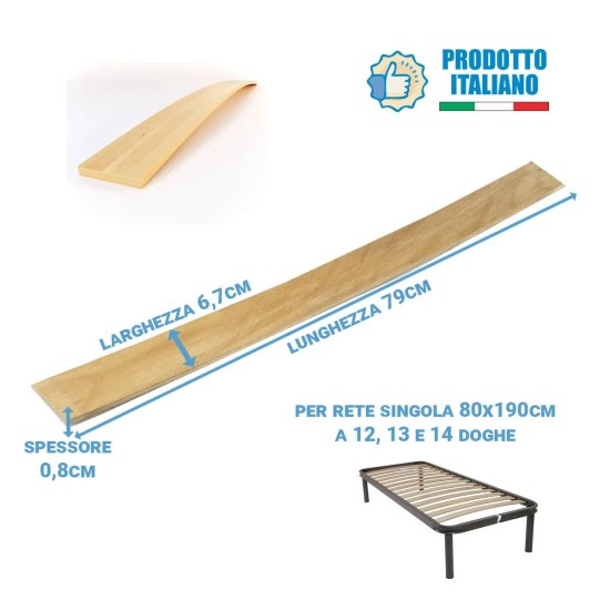 Misure Doghe di ricambio per rete singola