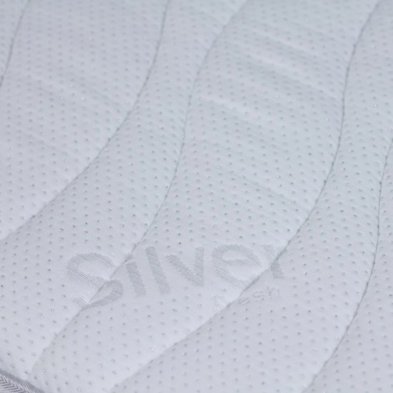 Materasso memory MALAGA dettaglio trama silver fresh Materasso memory MALAGA dettaglio trama silver fresh