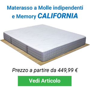 Materasso a molle indipendenti California Comprarredo