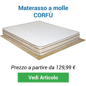 Materasso a molle Corfù Comprarredo