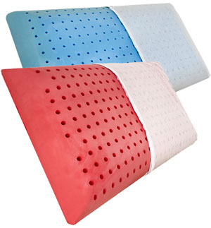 Cuscino in memory gel forati